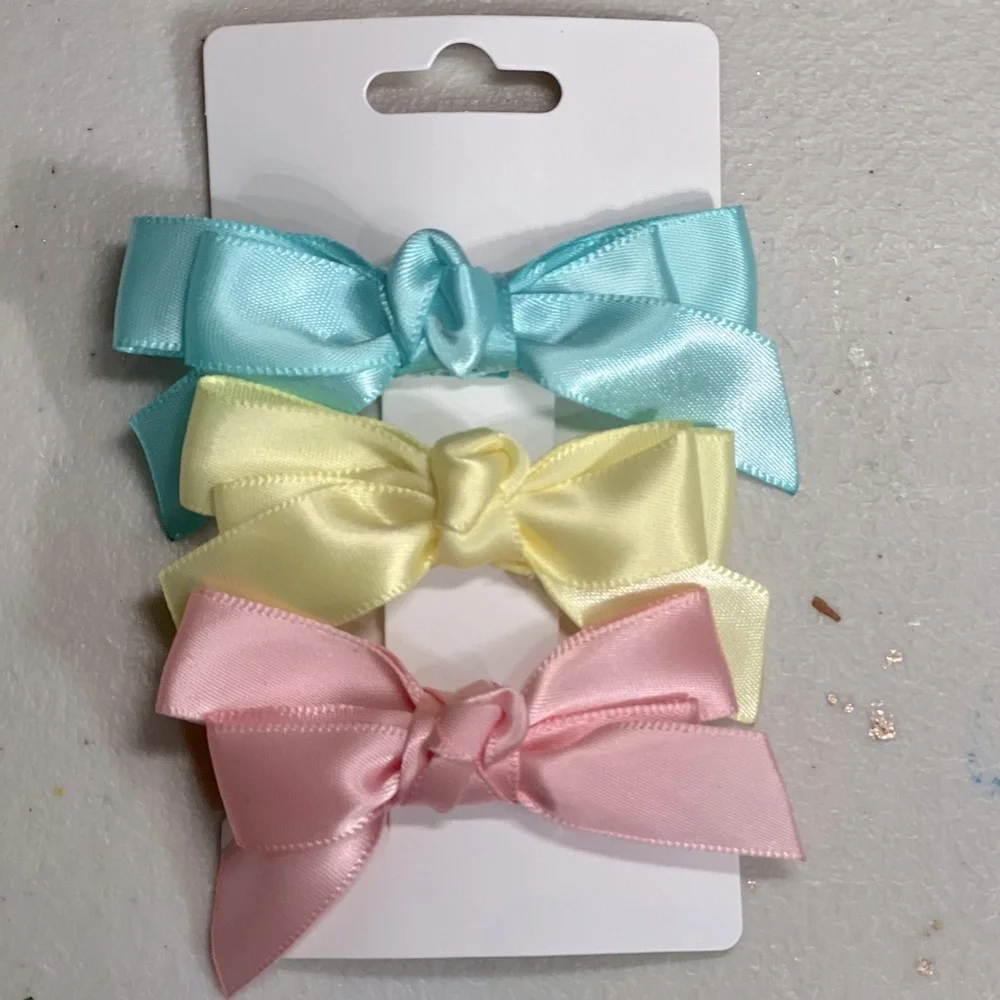 Hairbows Clips Set Hand Made NWT